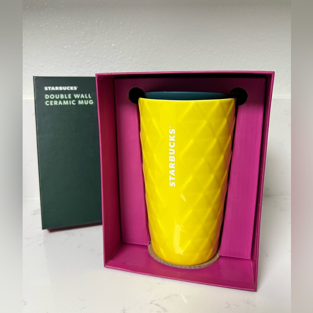 Starbucks Hawaii Collection Pineapple Ceramic Tumbler